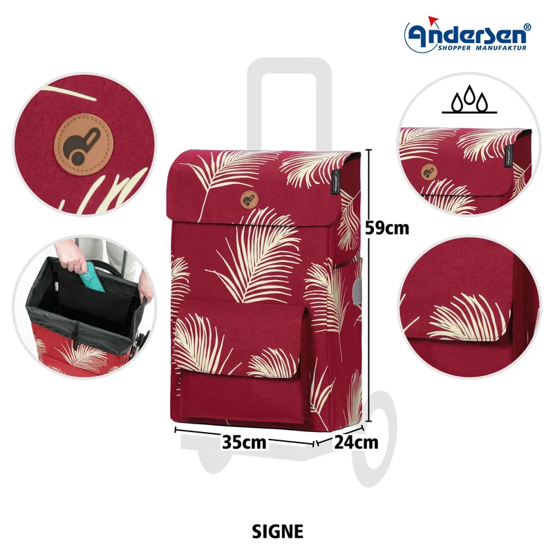 Komfort Shopper Signe - Rot