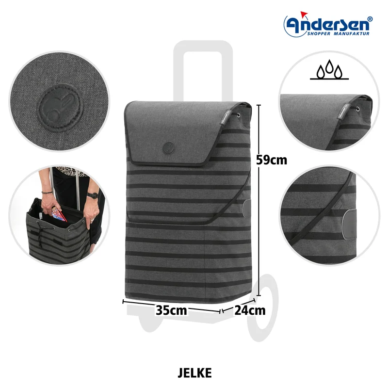 Royal Shopper Jelke, Luft-Kugellagerrad 29 cm - Anthrazit