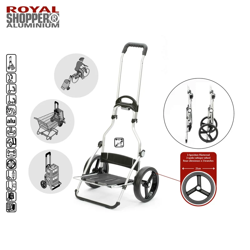 Royal Shopper 360° Mole, Leichtlaufrad 25 cm - 2