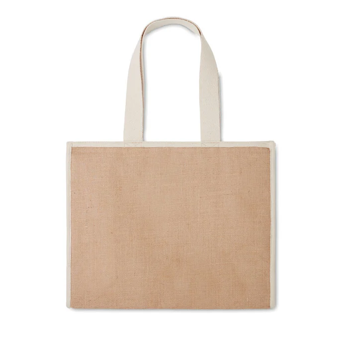Jute-Canvas Shopping Tasche