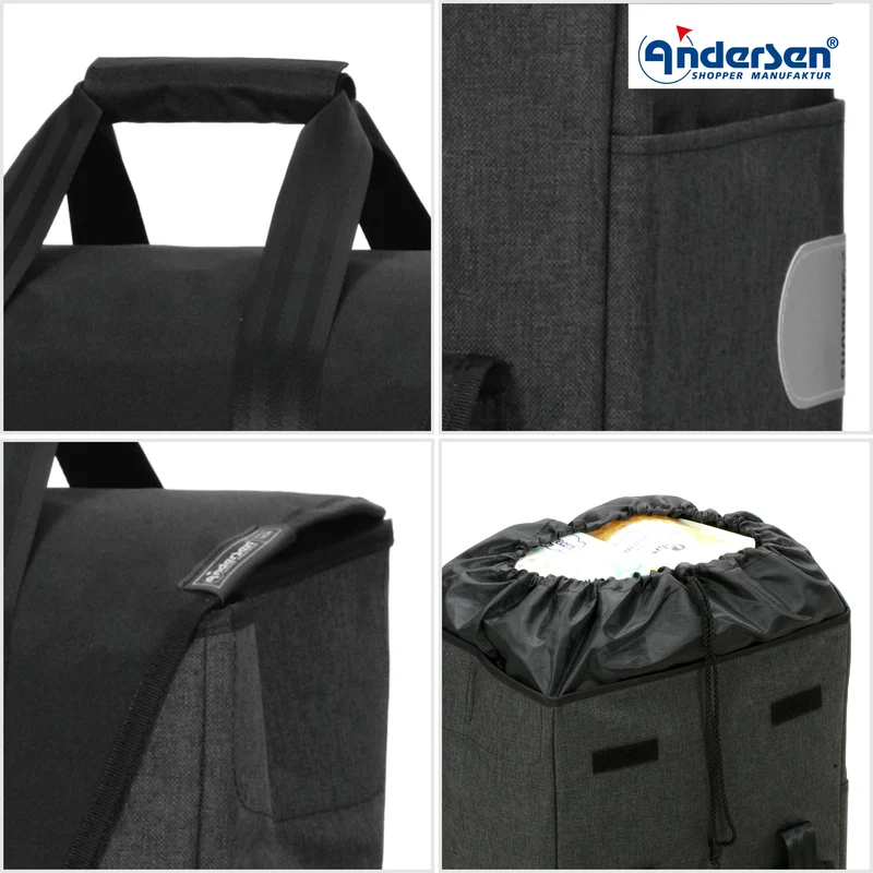 Royal Shopper Senta 2.0, Metallspeichenrad 25 cm - Schwarz