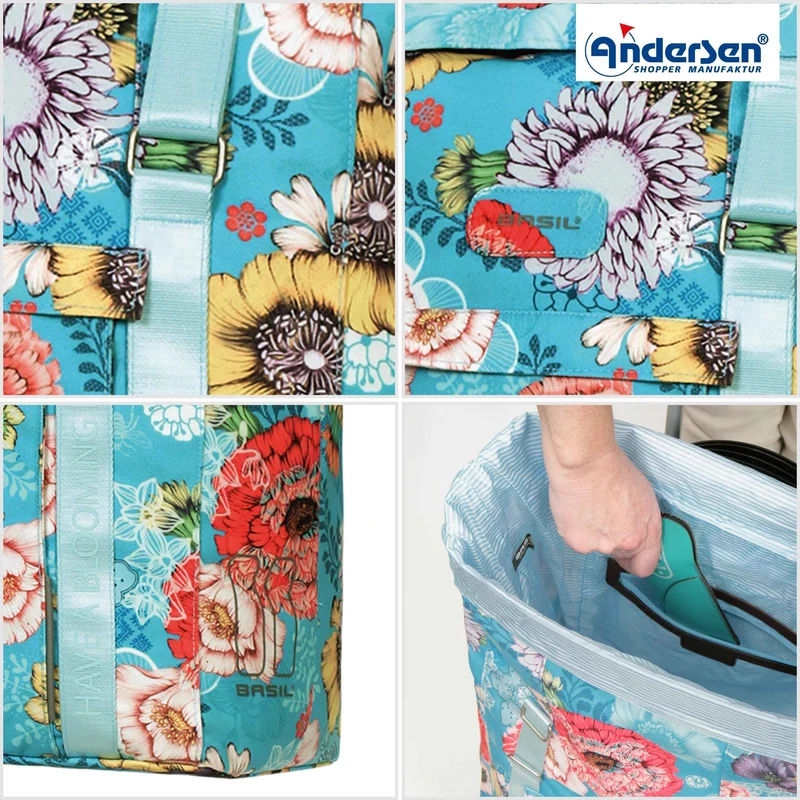 Royal Shopper Basil Bloom, Luft-Kugellagerrad 29 cm - Blau