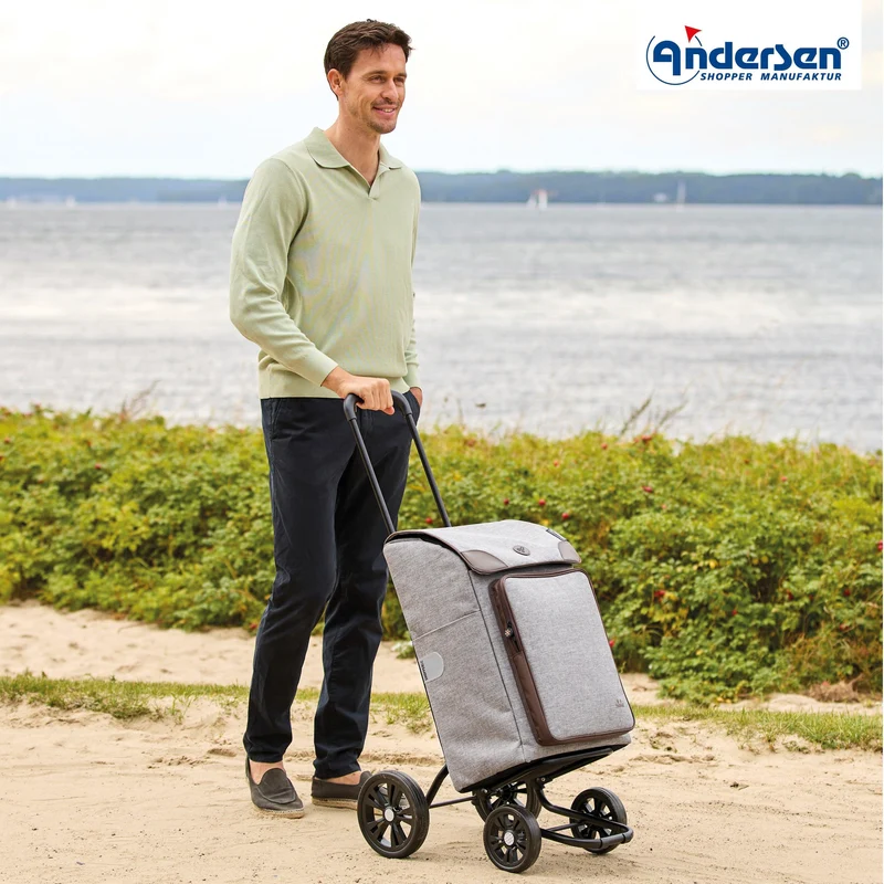 Quattro Shopper Holk - Grau