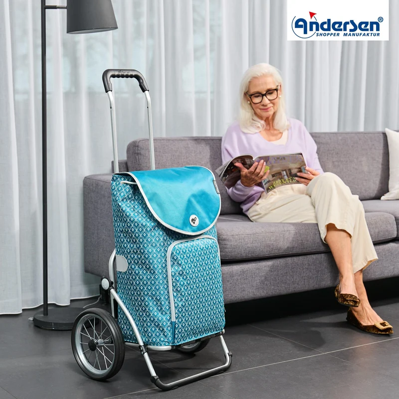Royal Shopper Famke, Metallspeichenrad 25 cm - Petrol