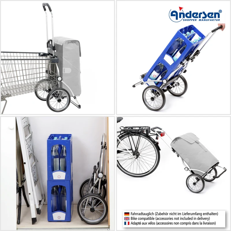 Royal Shopper Abbo, Metallspeichenrad 25 cm - Silber