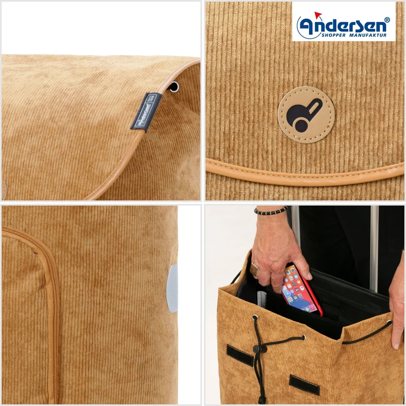 Royal Shopper Marta, Metallspeichenrad 25 cm - Camel