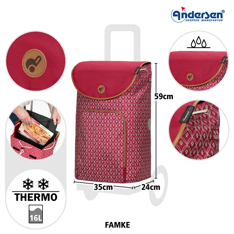 Tasche Famke - Rot