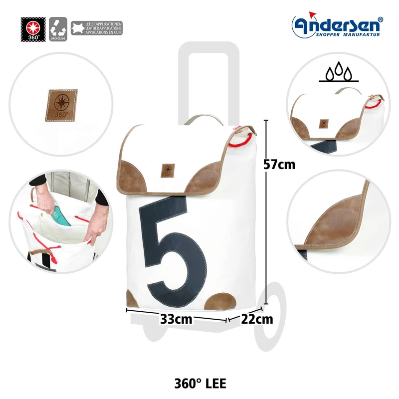 Royal Shopper 360° Lee, Leichtlaufrad 25 cm - 5