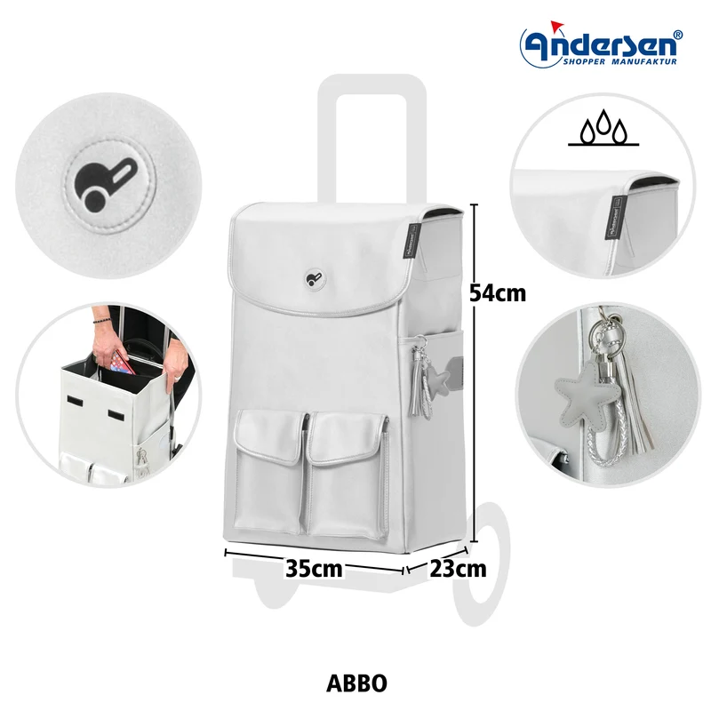 Tasche Abbo - Silber