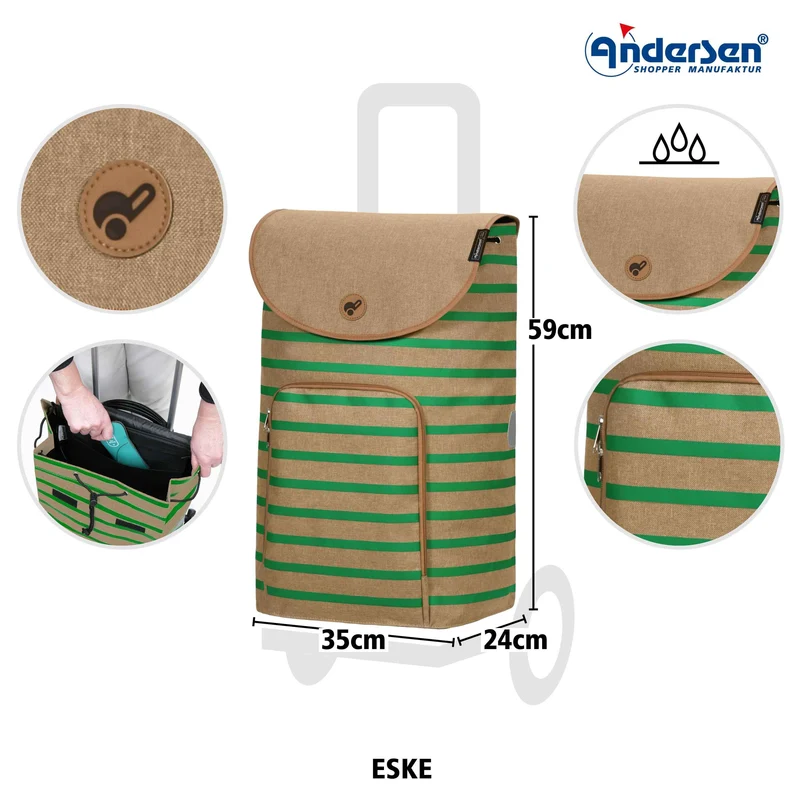 Royal Shopper Eske, Leichtlaufrad 25 cm - Grün