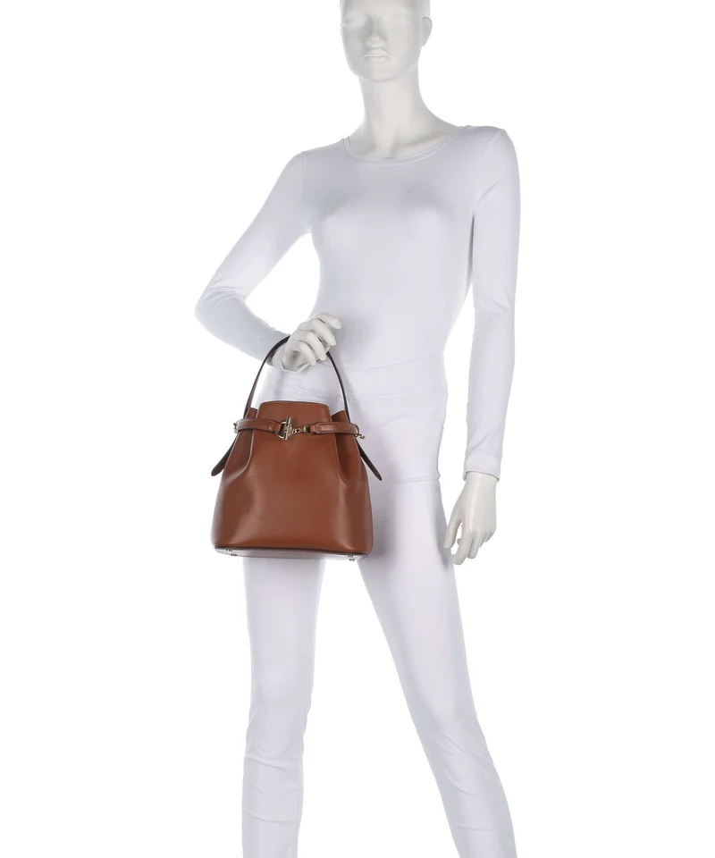Lauren Ralph Lauren Blaike Medium Bucket Handtasche lauren tan
