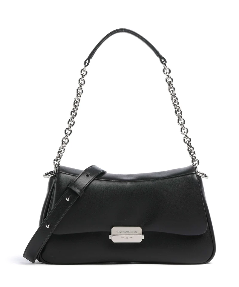 Emporio Armani Cassandra M Schultertasche black beauty
