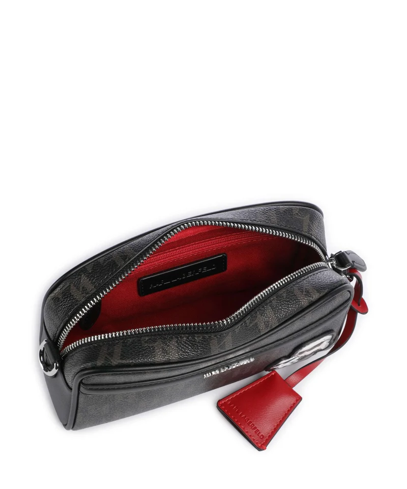 Karl Lagerfeld Ikon Monogram Umhängetasche brown/kl mono