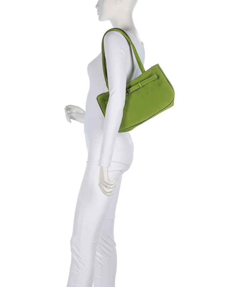 Abro Suede Jill Schultertasche lime