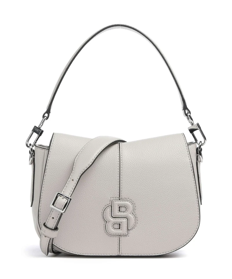 BOSS Anett Schultertasche light grey