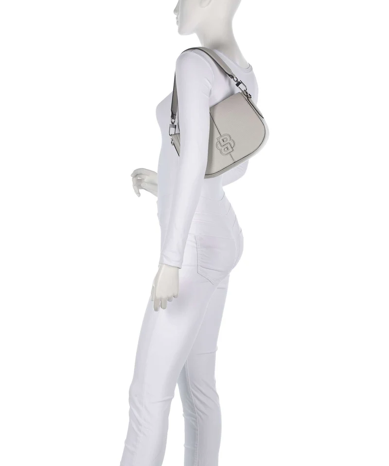 BOSS Anett Schultertasche light grey