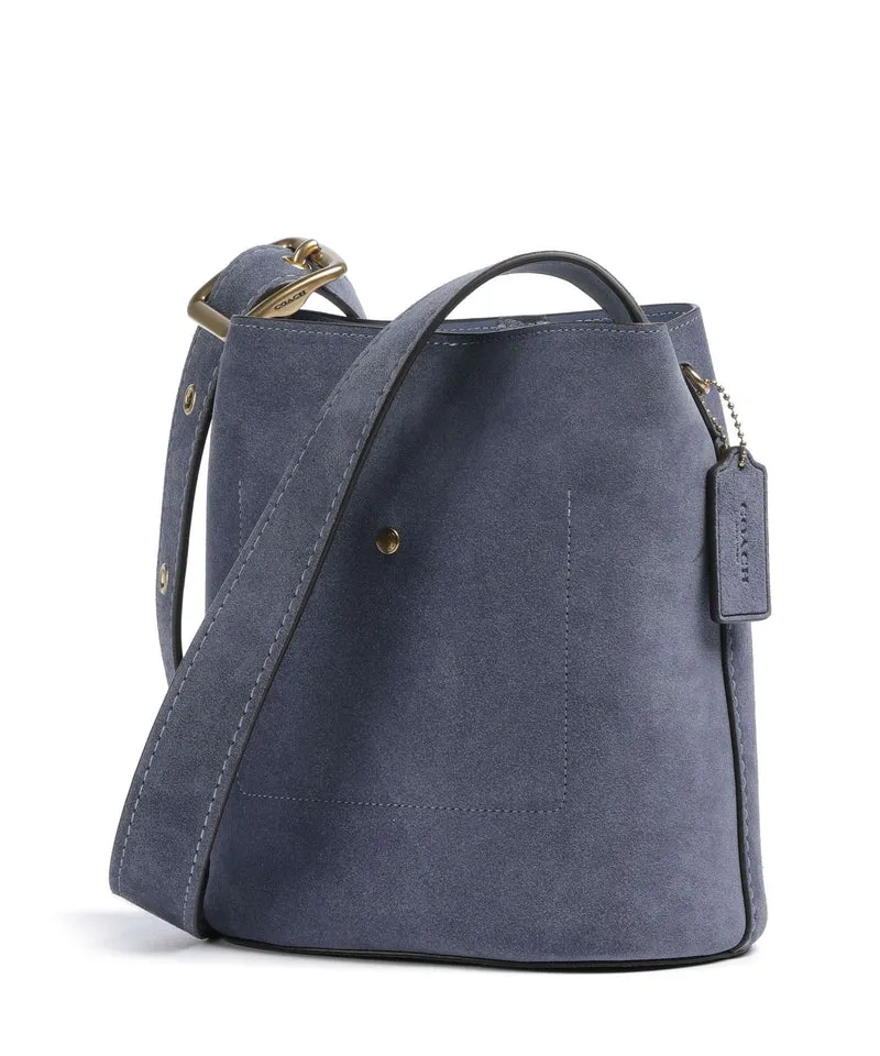 Coach Bleecker 21 Bucket Handtasche light denim