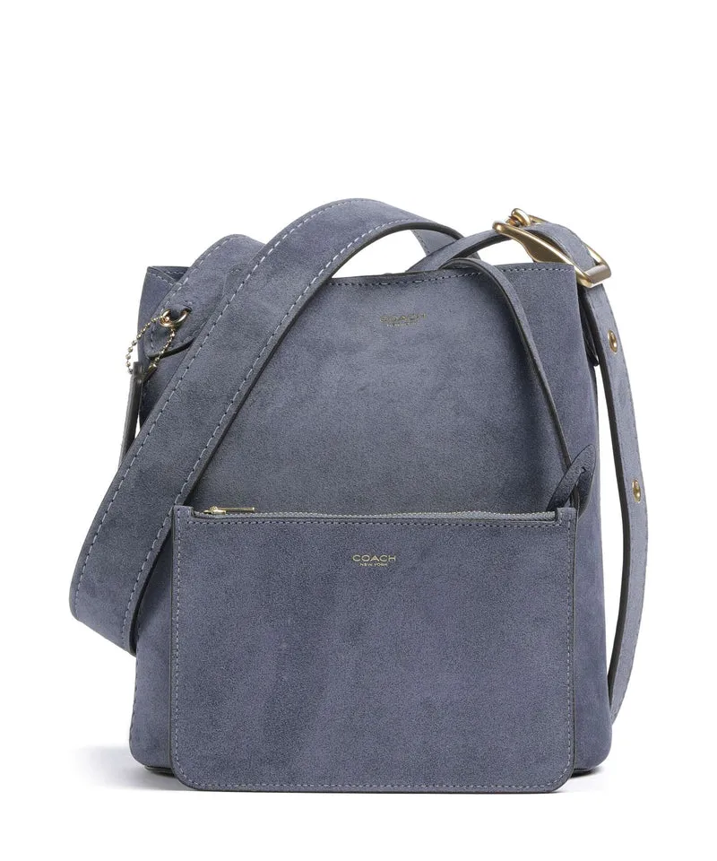 Coach Bleecker 21 Bucket Handtasche light denim