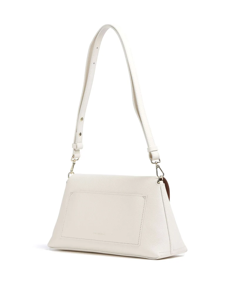 Coccinelle Nikla Schultertasche pearl/cognac