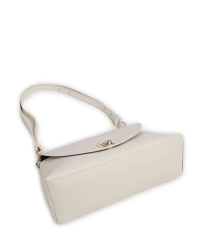 Coccinelle Nikla Schultertasche pearl/cognac