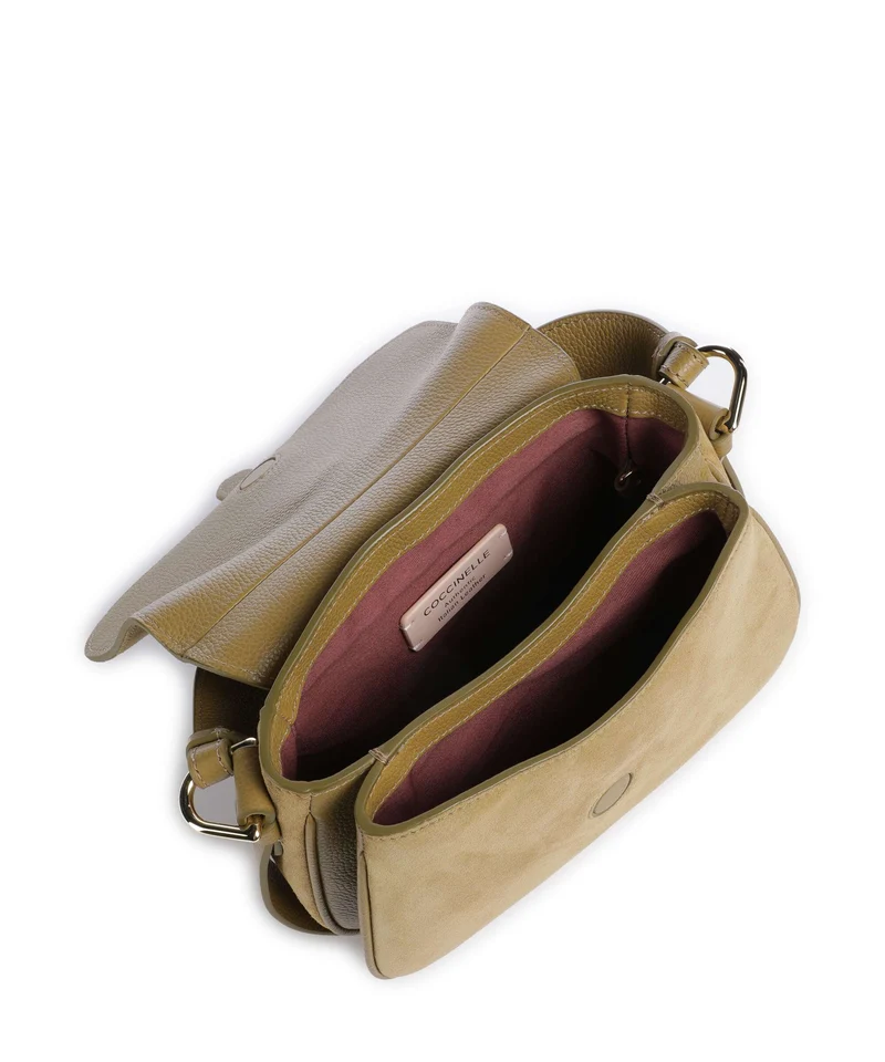 Coccinelle Mavery Suede Handtasche seagrass