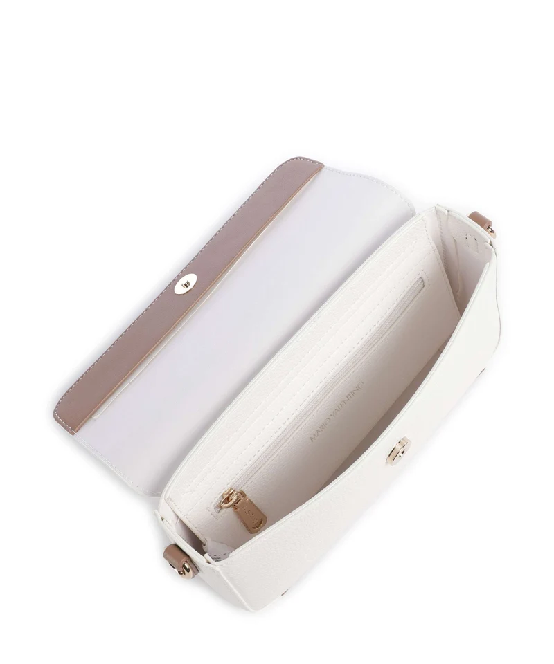Valentino Bags Alexia Schultertasche bianco/cuoio