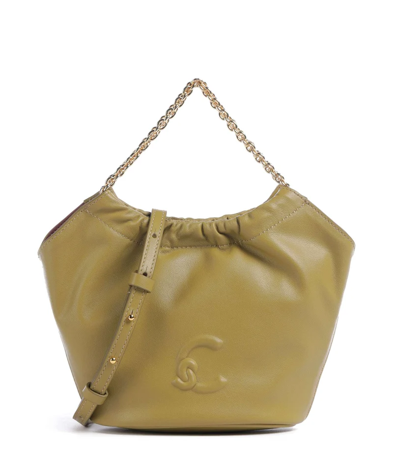 Coccinelle Smash Bucket Handtasche seagrass