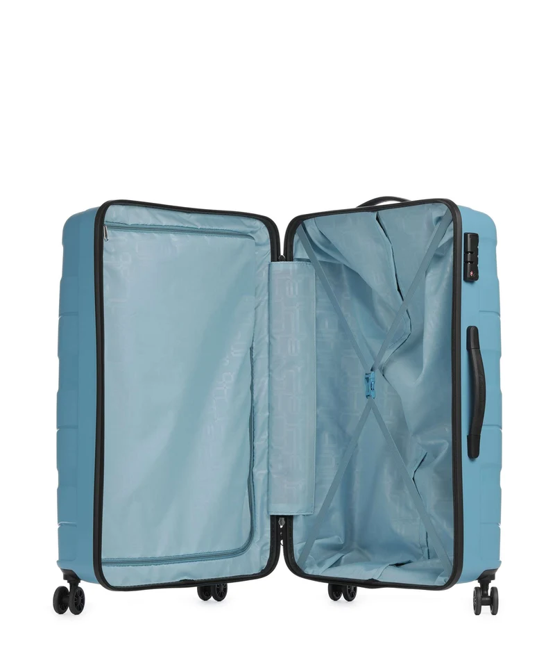 American Tourister Jetdriver 3.0 4-Rollen Trolley light blue