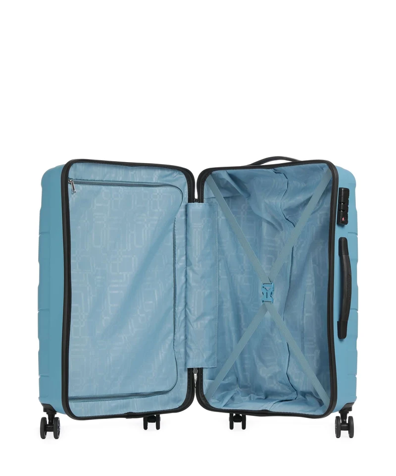 American Tourister Jetdriver 3.0 4-Rollen Trolley light blue