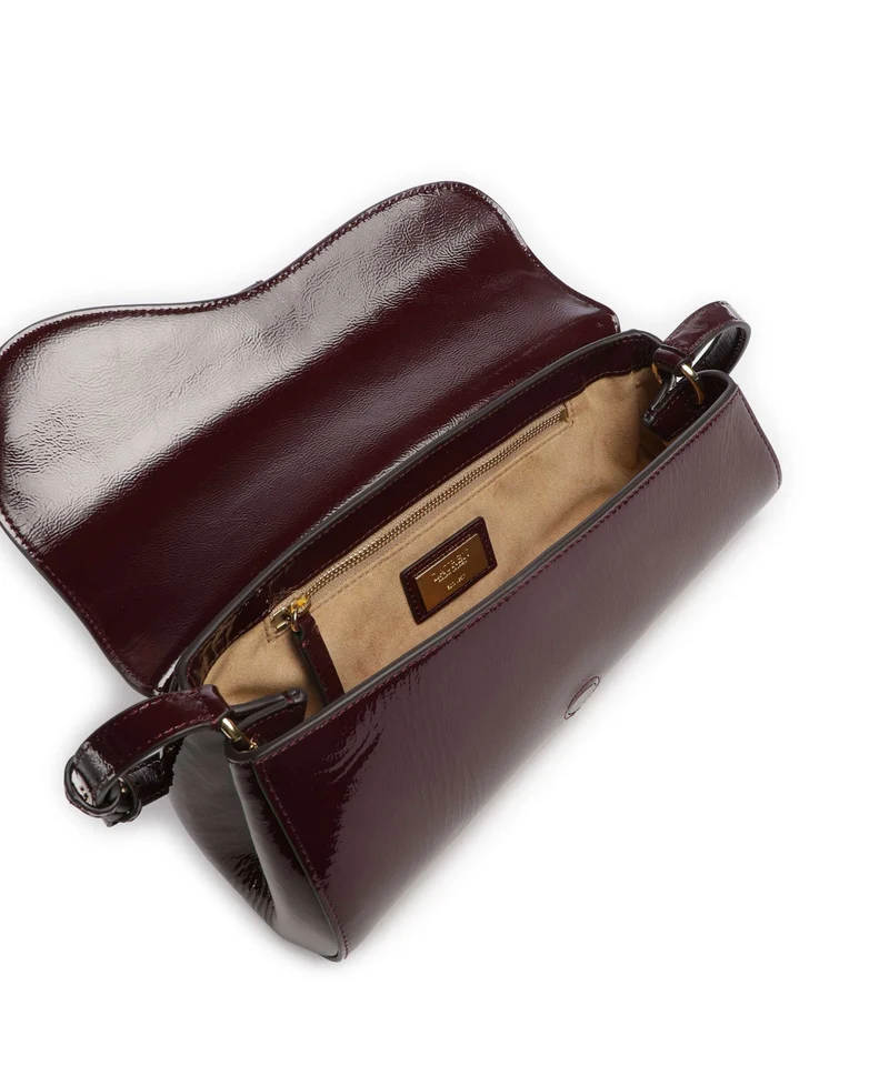 Lauren Ralph Lauren Tasha Medium Schultertasche dark garnet