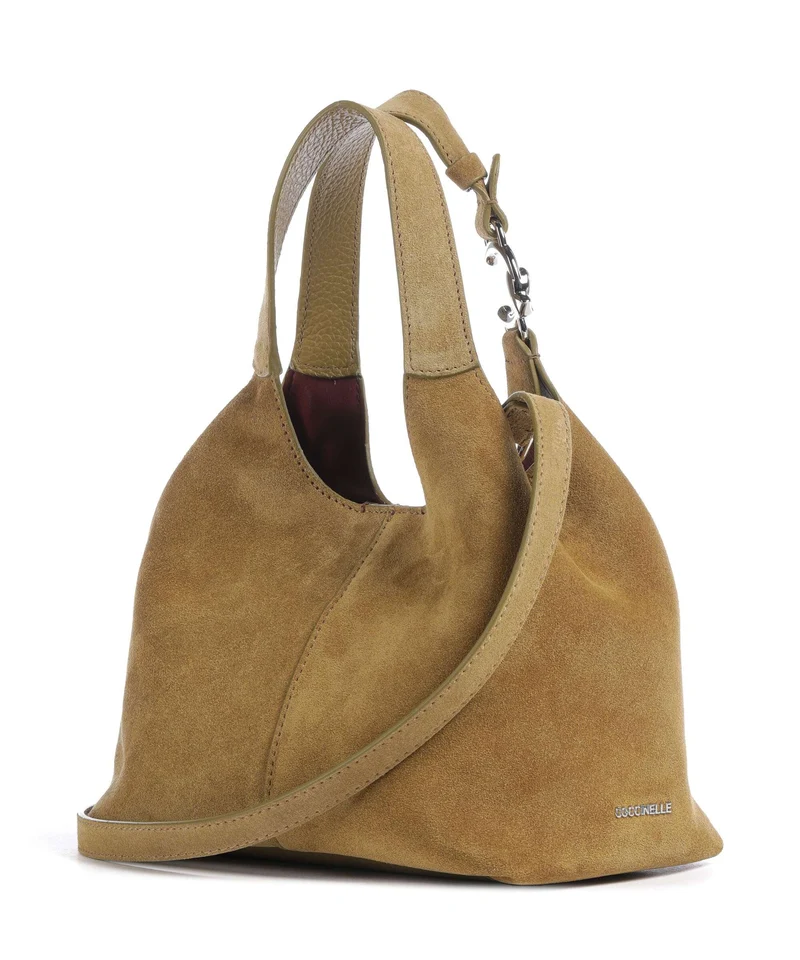Coccinelle C-Easy Suede Handtasche seagrass