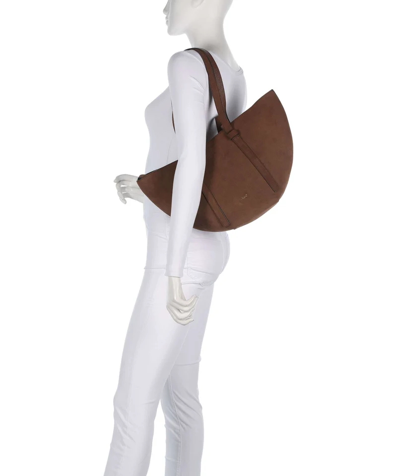 Abro Suede Cosmo Medium Shopper wood