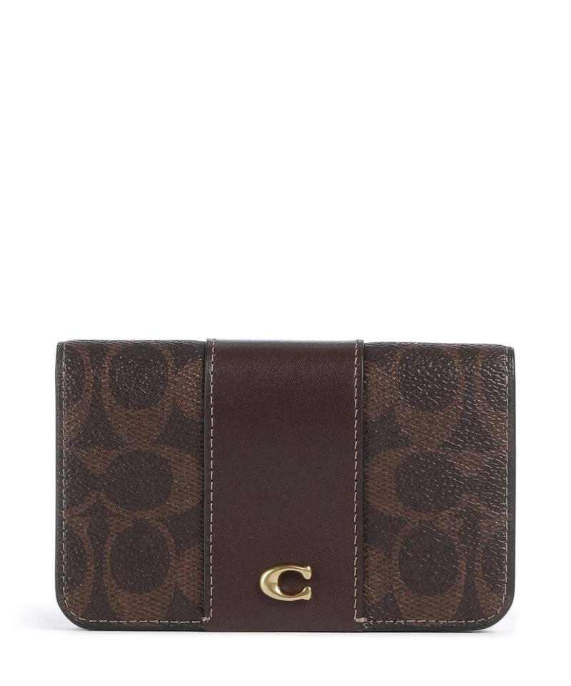 Coach Essential Signature Geldbörse maple