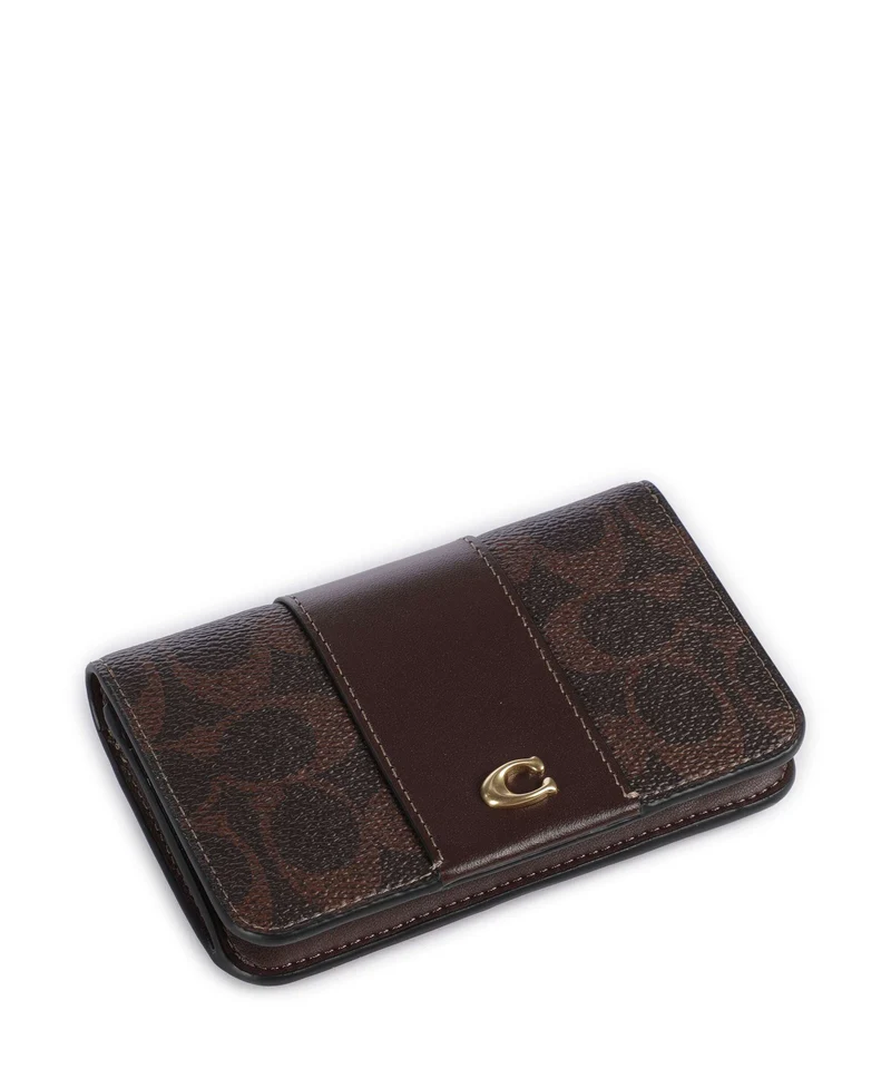 Coach Essential Signature Geldbörse maple