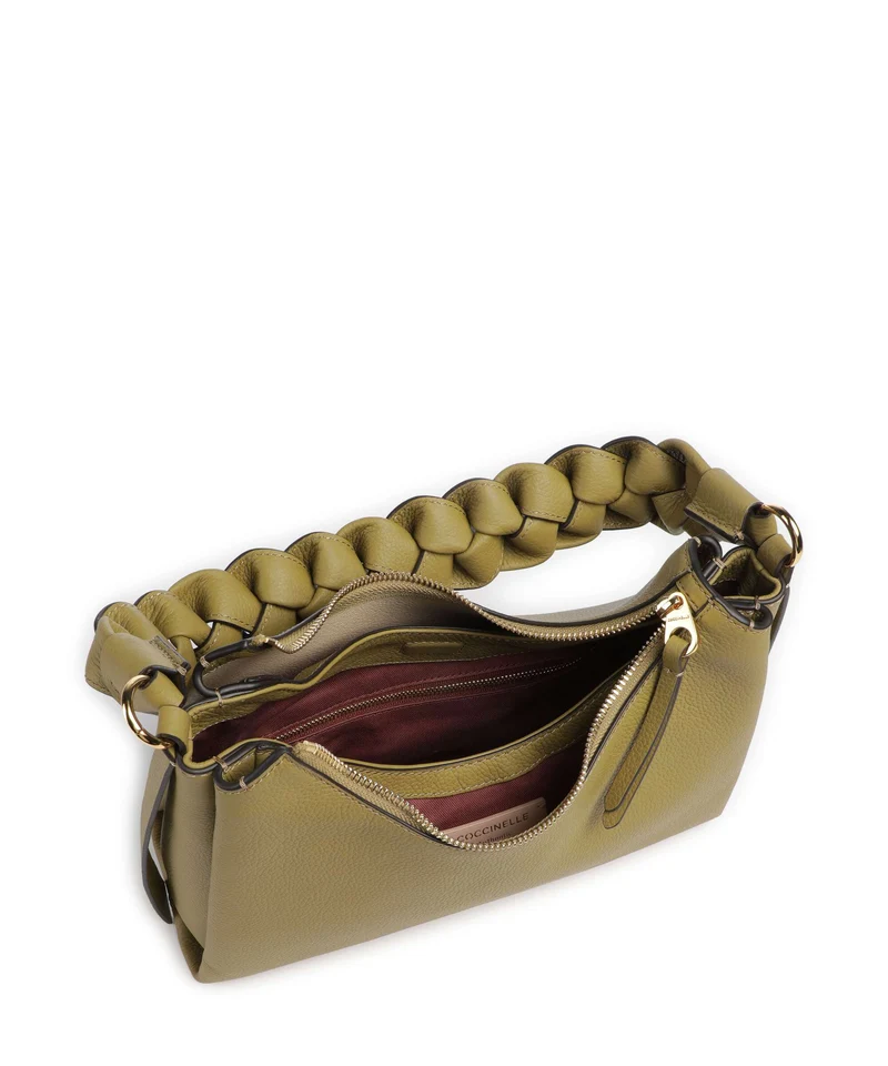 Coccinelle Boheme Grana Double Schultertasche seagrass/sandshell