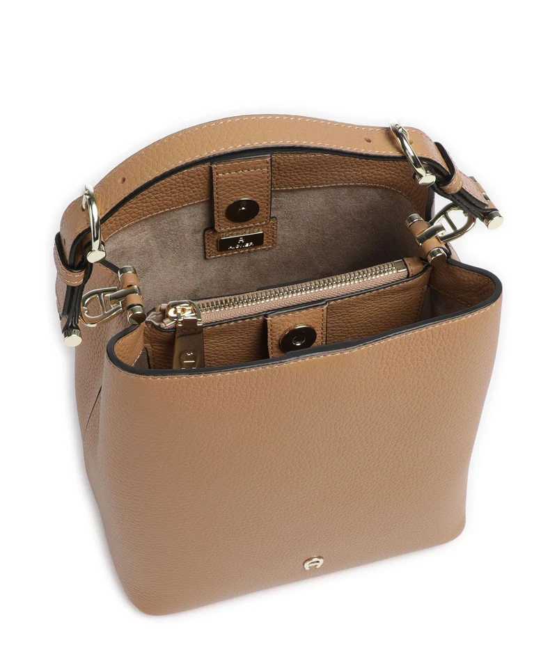 Aigner Delia S Bucket Handtasche oat beige