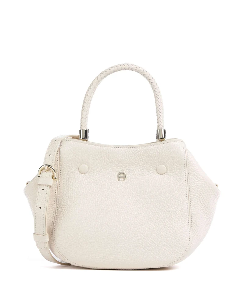 Aigner Carré Soft S Handtasche macadamia white