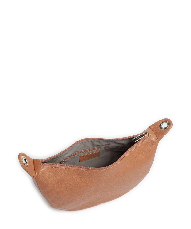 Mandarina Duck Mellow Leather Schultertasche pecan nut