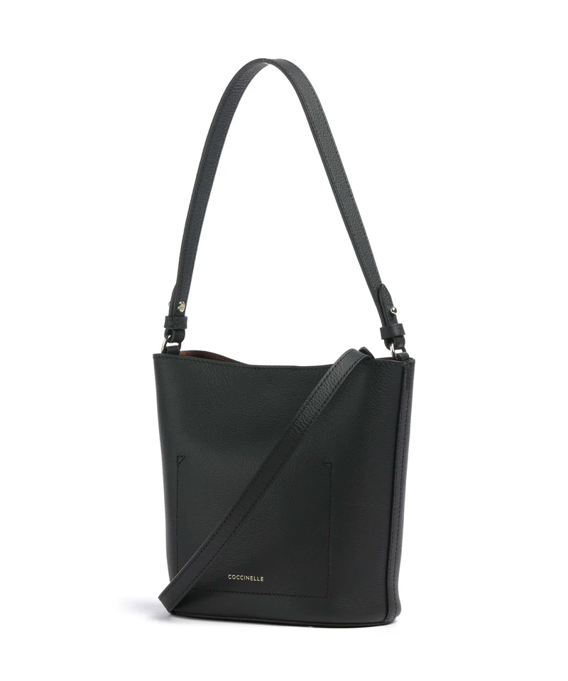 Coccinelle Nikla Bucket Handtasche noir/cognac