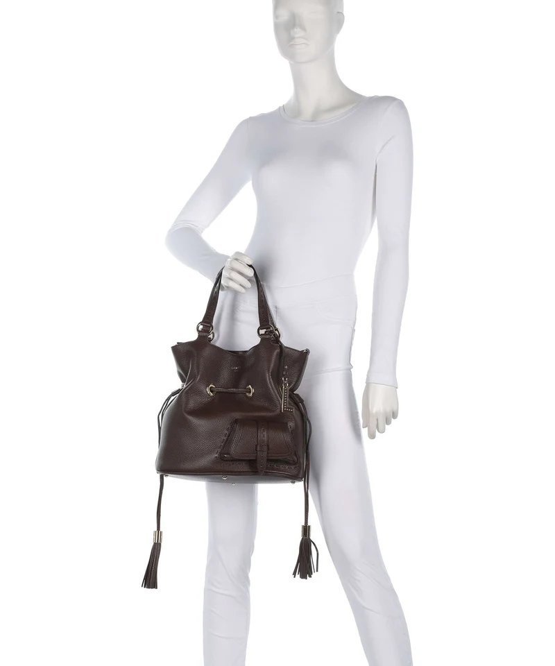 Lancel Premier Flirt M Bucket Handtasche coconut