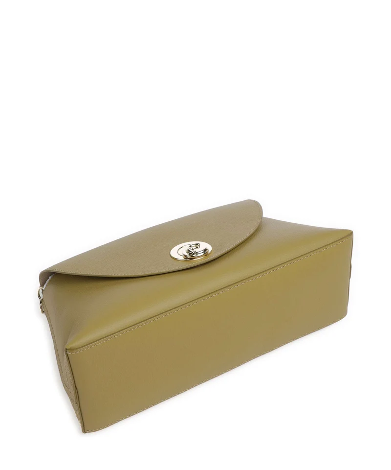 Coccinelle Nikla Schultertasche seagrass/sandshell