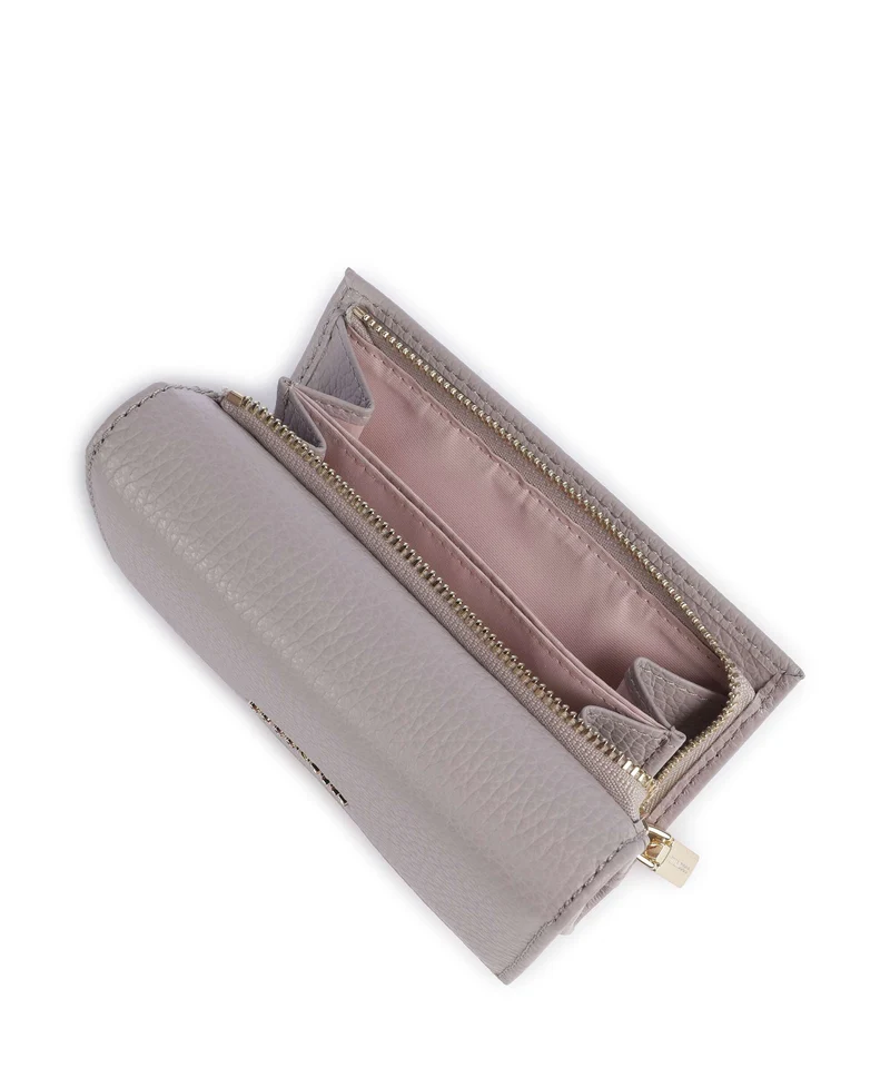 Coccinelle Metallic Soft Geldbörse oyster