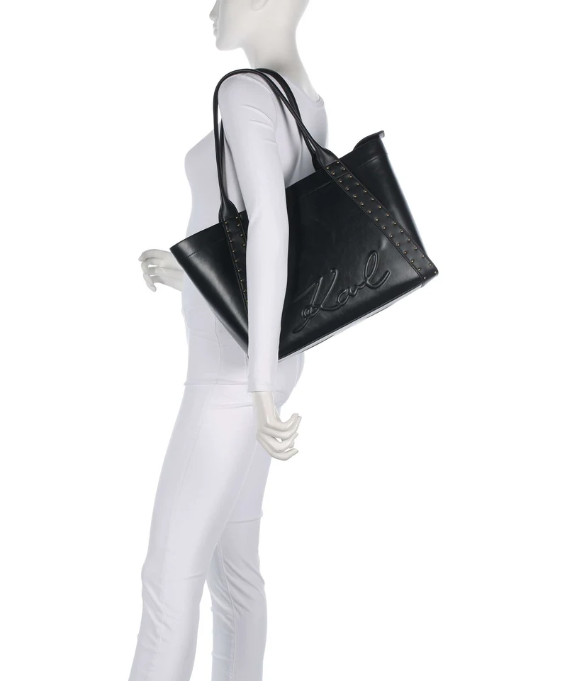 Karl Lagerfeld K/Ville Medium Shopper black/gold