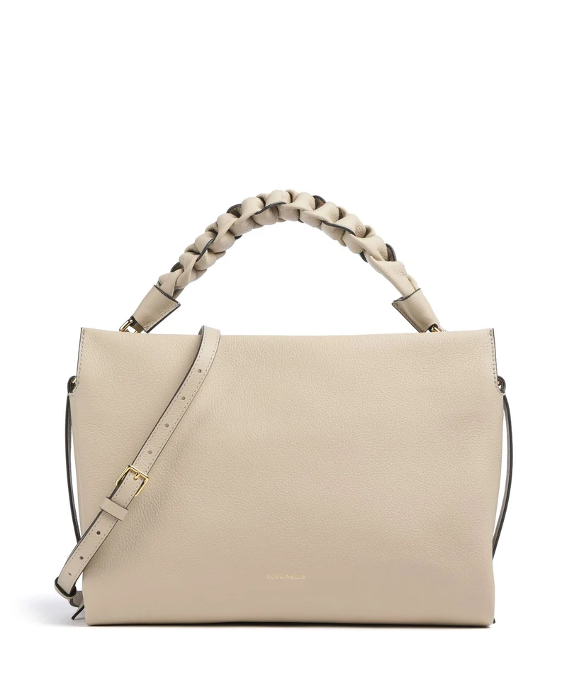 Coccinelle Boheme Grana Double Beuteltasche sandshell/seagrass
