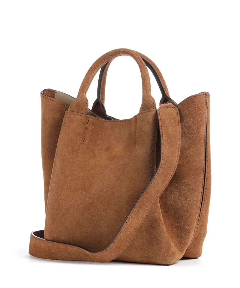 Abro Suede Essential Small Handtasche cuoio