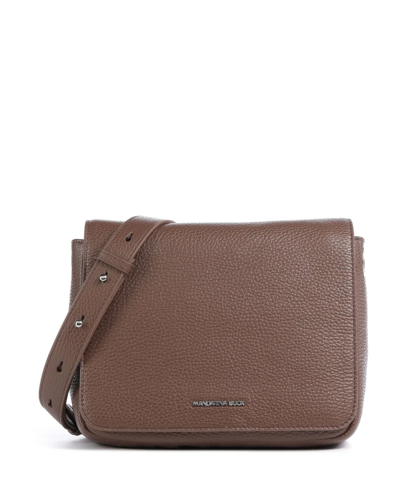Mandarina Duck Mellow Leather Umhängetasche milk chocolate
