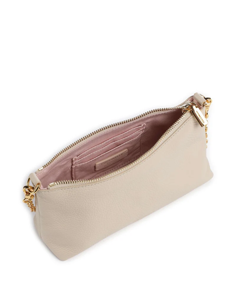 Coccinelle Aura Schultertasche sandshell