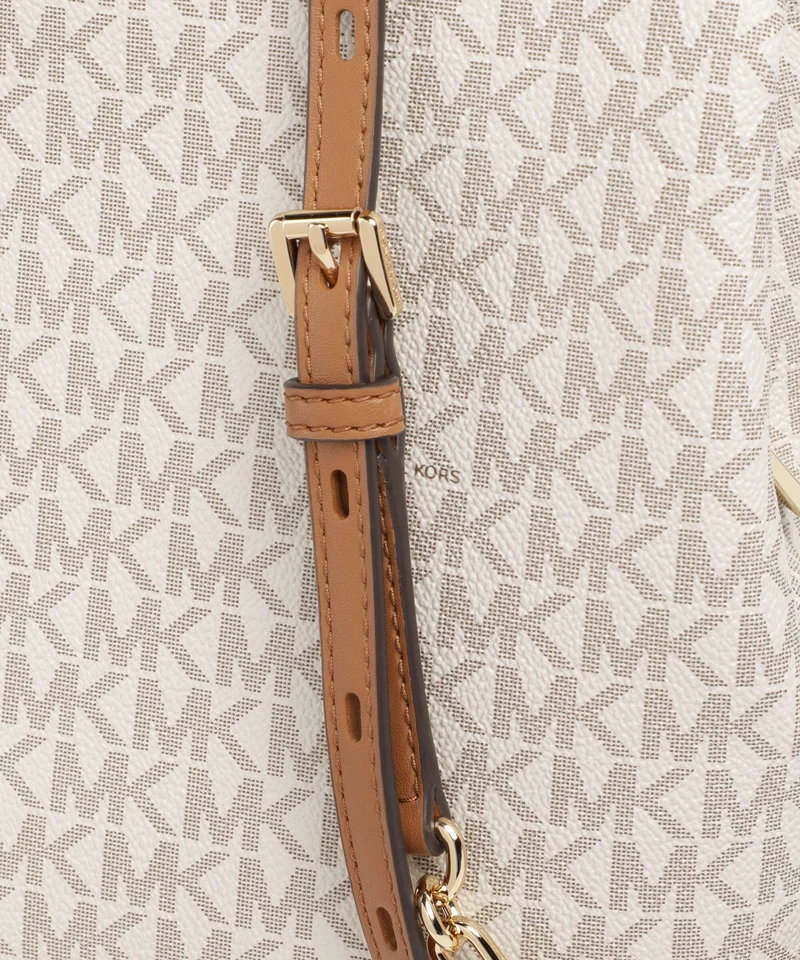 Michael Kors Tribeca Small Rucksack vanilla/acorn