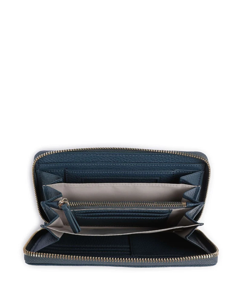 Coccinelle Metallic Soft Geldbörse deep blue