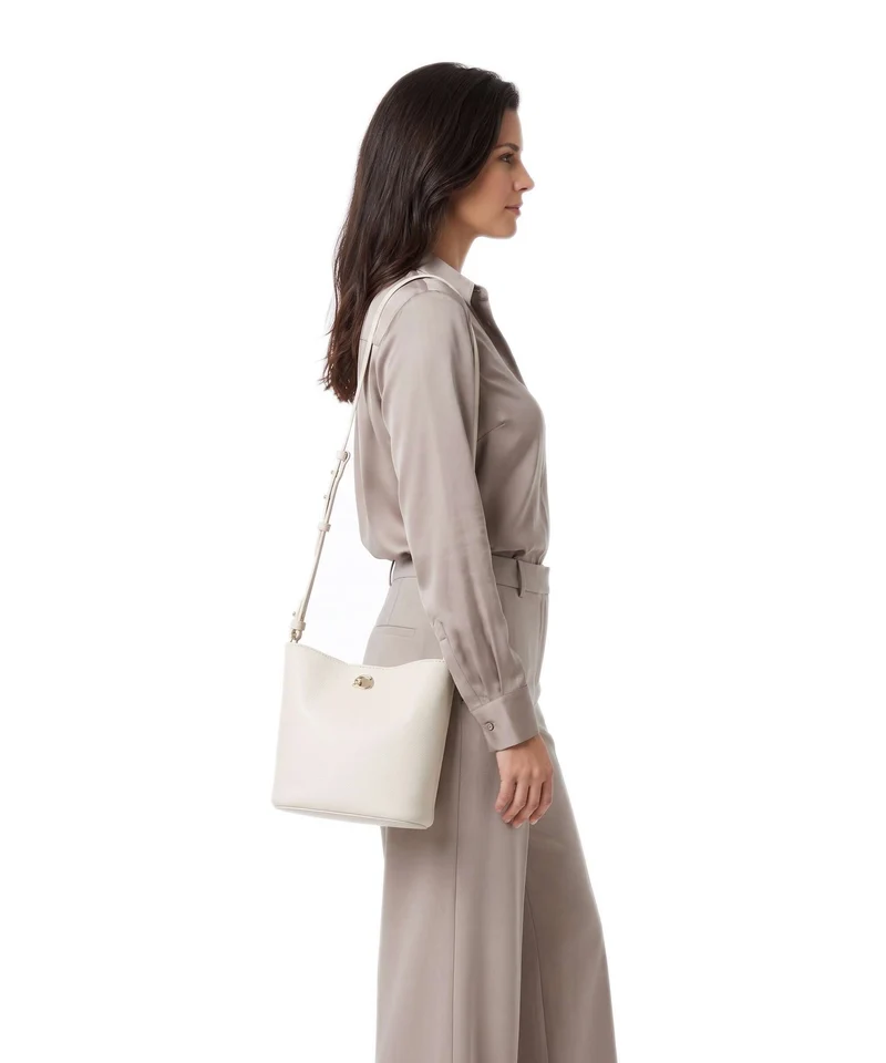 Coccinelle Nikla Bucket Handtasche pearl/cognac